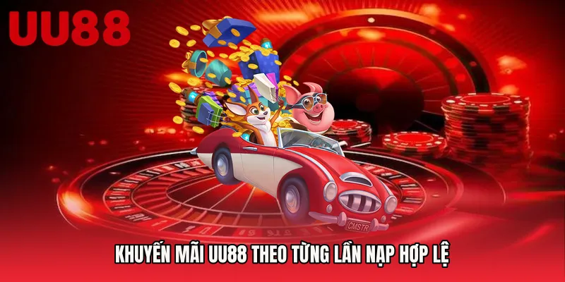 Khuyến mãi UU88 theo từng lần nạp hợp lệ